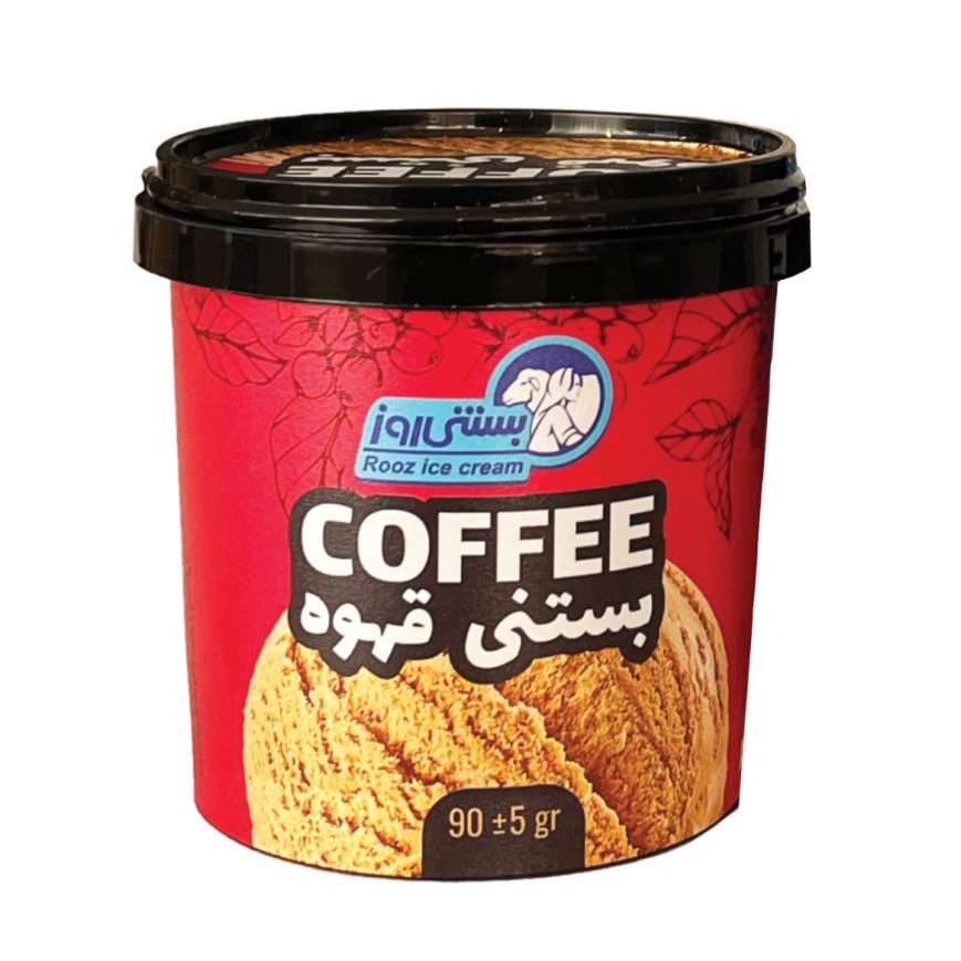 بستنی لیوانی نسکافه روز
